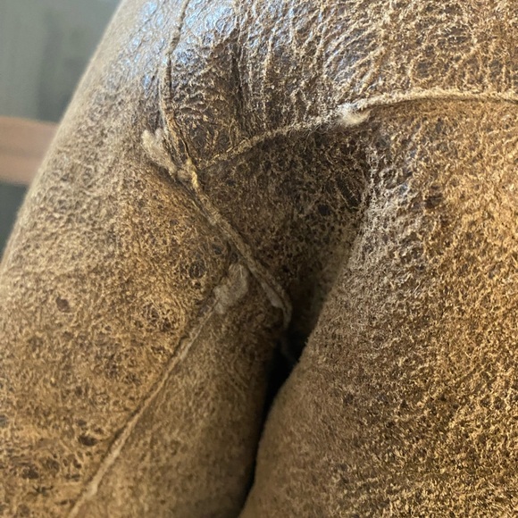 RARE Rugged  The Original Zingaro Leather Coat Manufacturer Of Italy Mens XXL - Picture 11 of 15